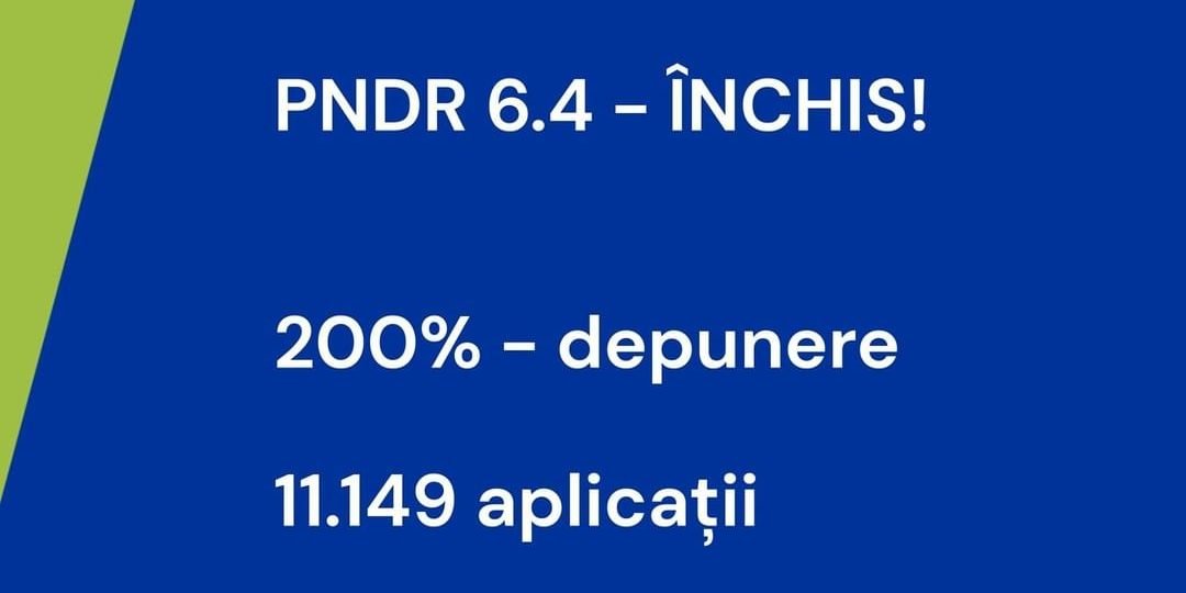 Fondurile pentru investiții în crearea și dezvoltarea de activități neagricole în zone rurale au fost epuizate