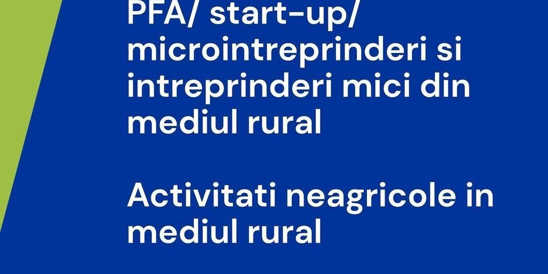Submăsura 6.4 sprijină investițiile în crearea și dezvoltarea activităților neagricole în mediul rural.
